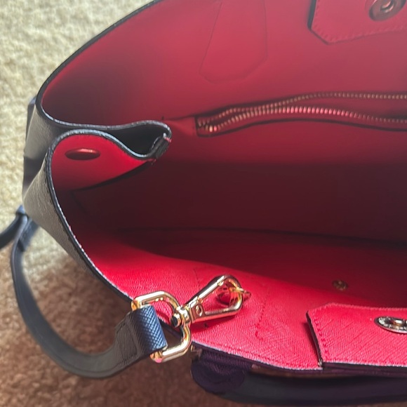 Michael Kors Black Tote with Gold Accents - Picture 5 of 7